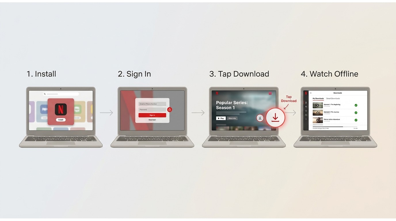 Chromebook the only official laptop download path
