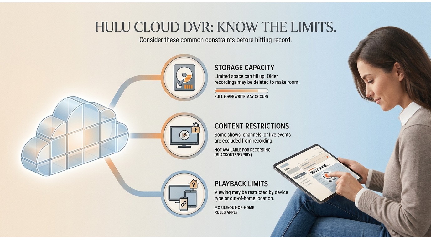 Hulu cloud dvr limitations to know before recordin