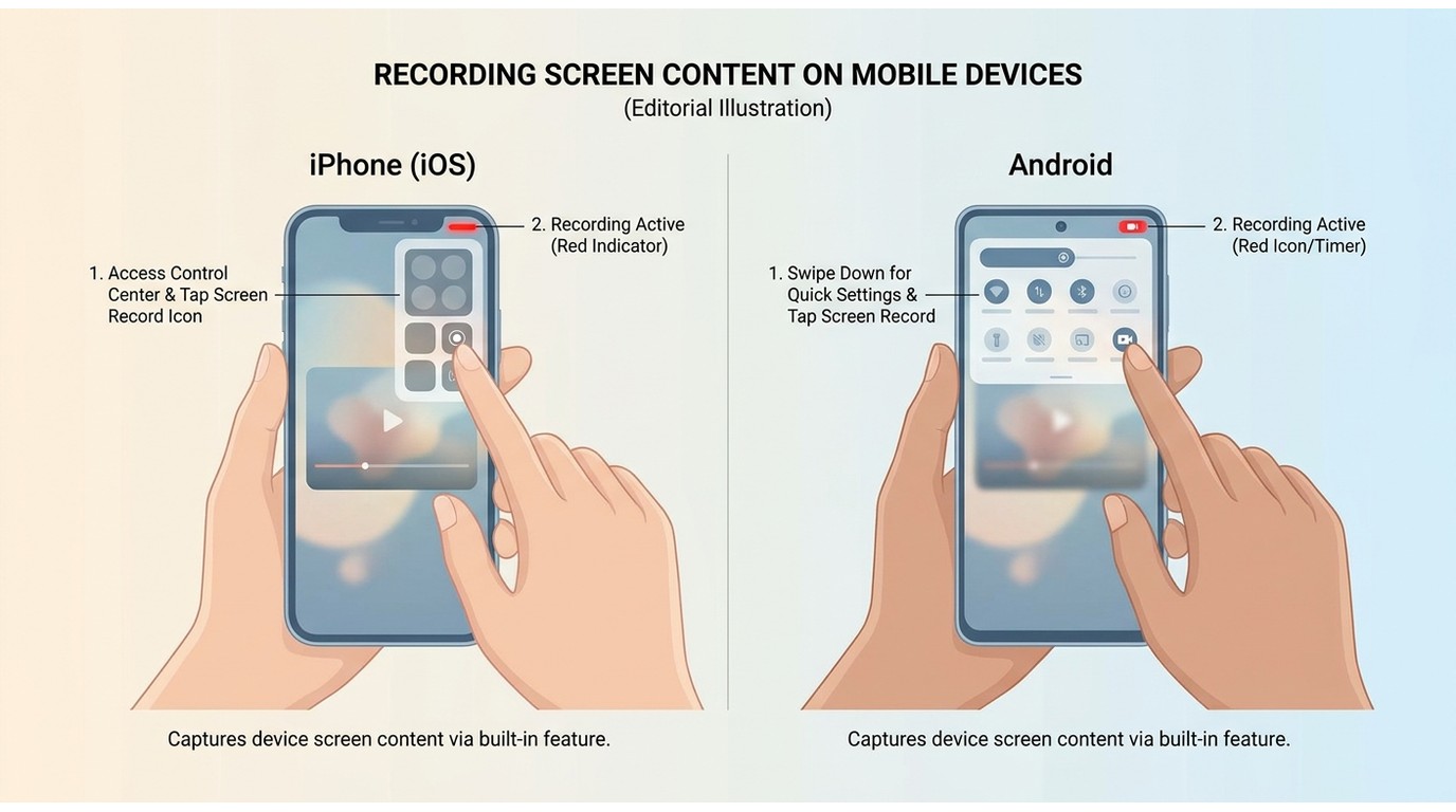 Record hulu on iphone and android