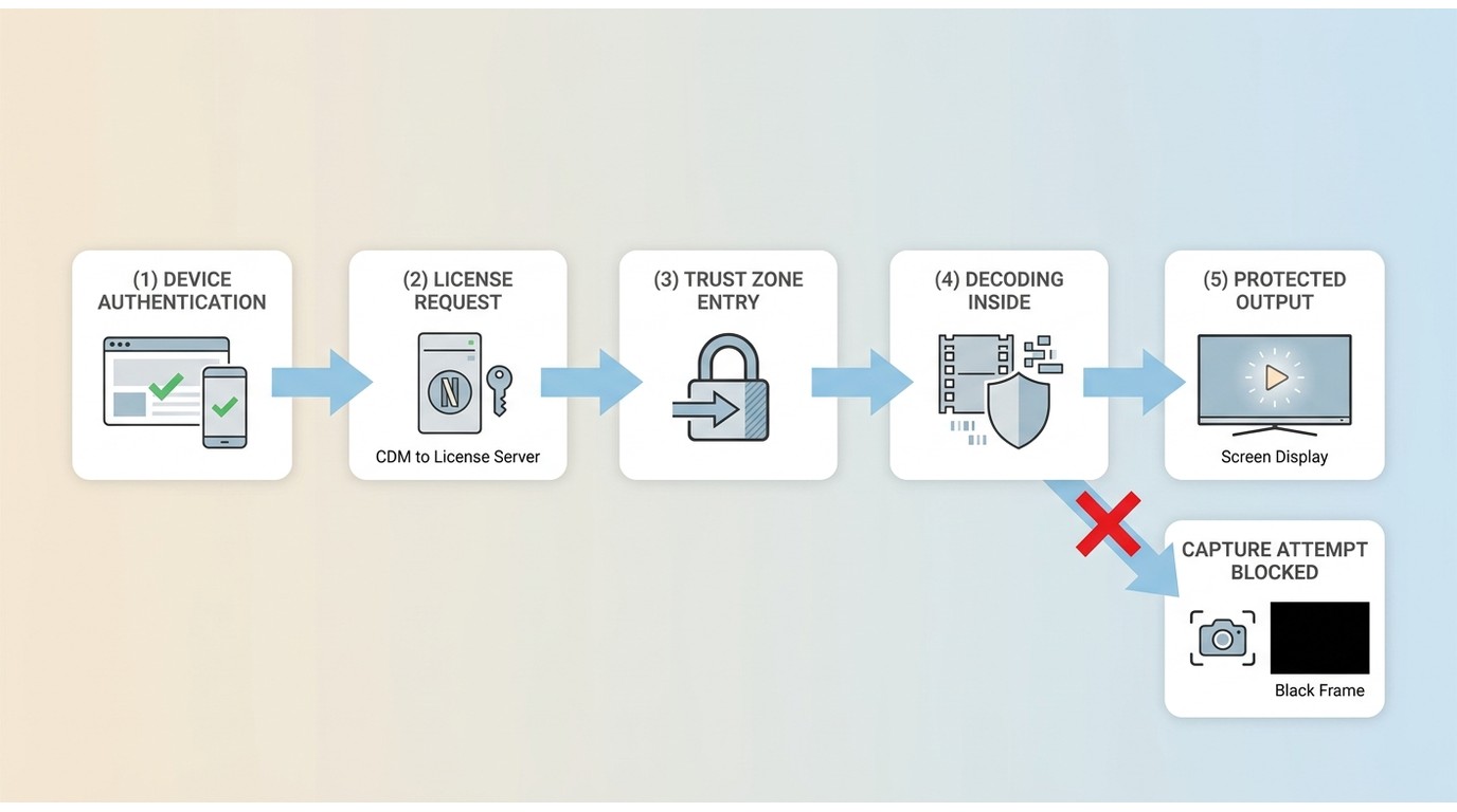 The license handshake cdm key delivery and why scr