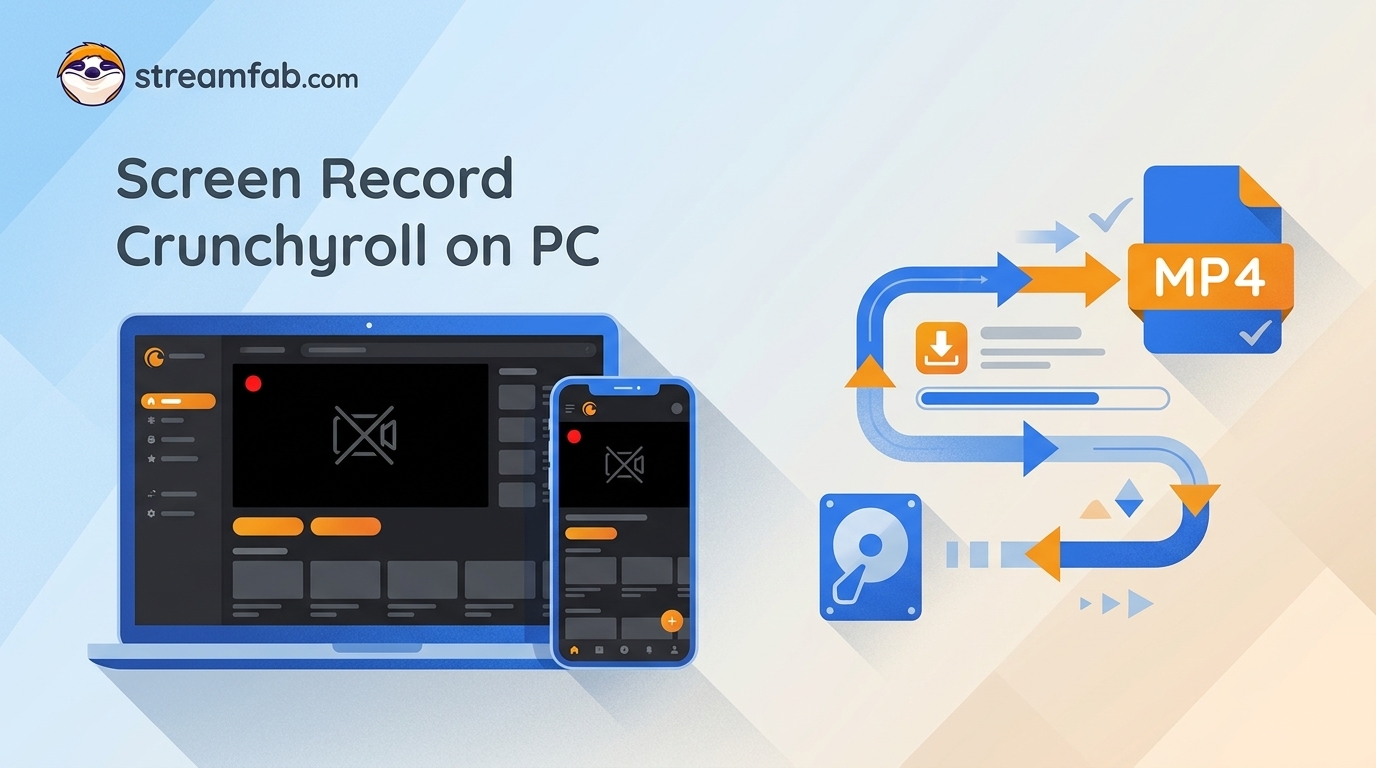 How to Screen Record Crunchyroll on PC & Mobile: Black Screen and MP4 (2026)