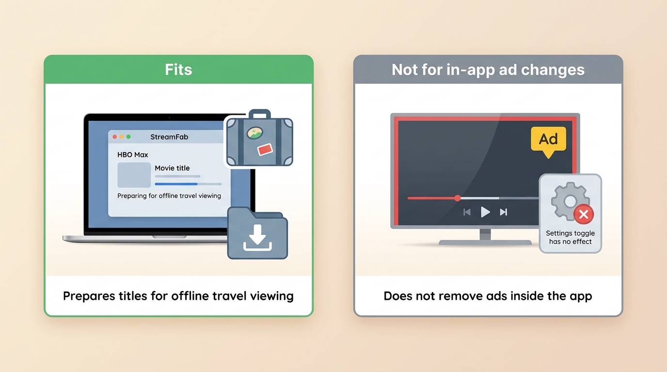 When StreamFab fits offline HBO Max viewing and when it does not