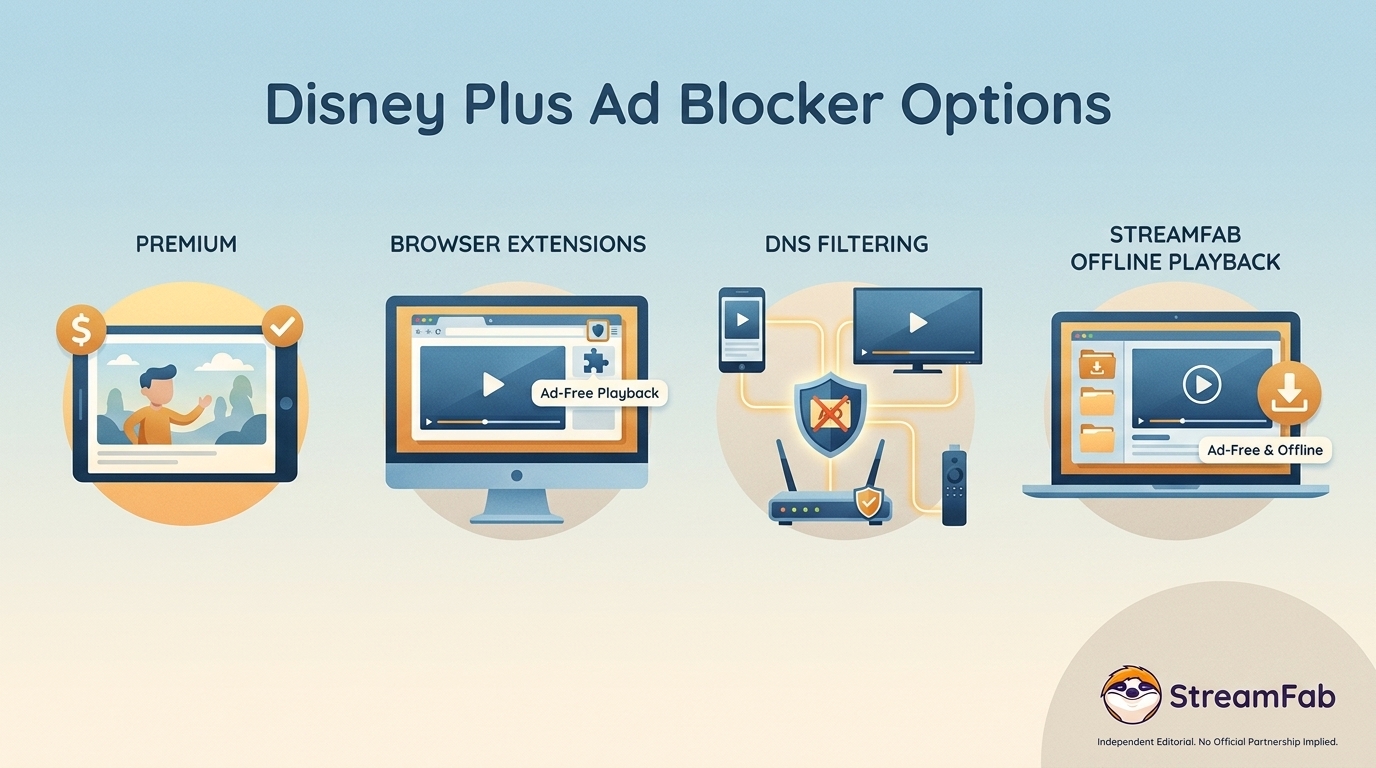 Disney Plus Ad Blocker: 4 Options by Device in 2026