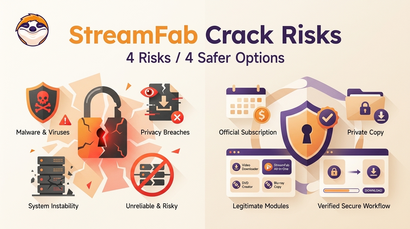 StreamFab Crack in 2026: 4 Risks and 4 Legitimate Options