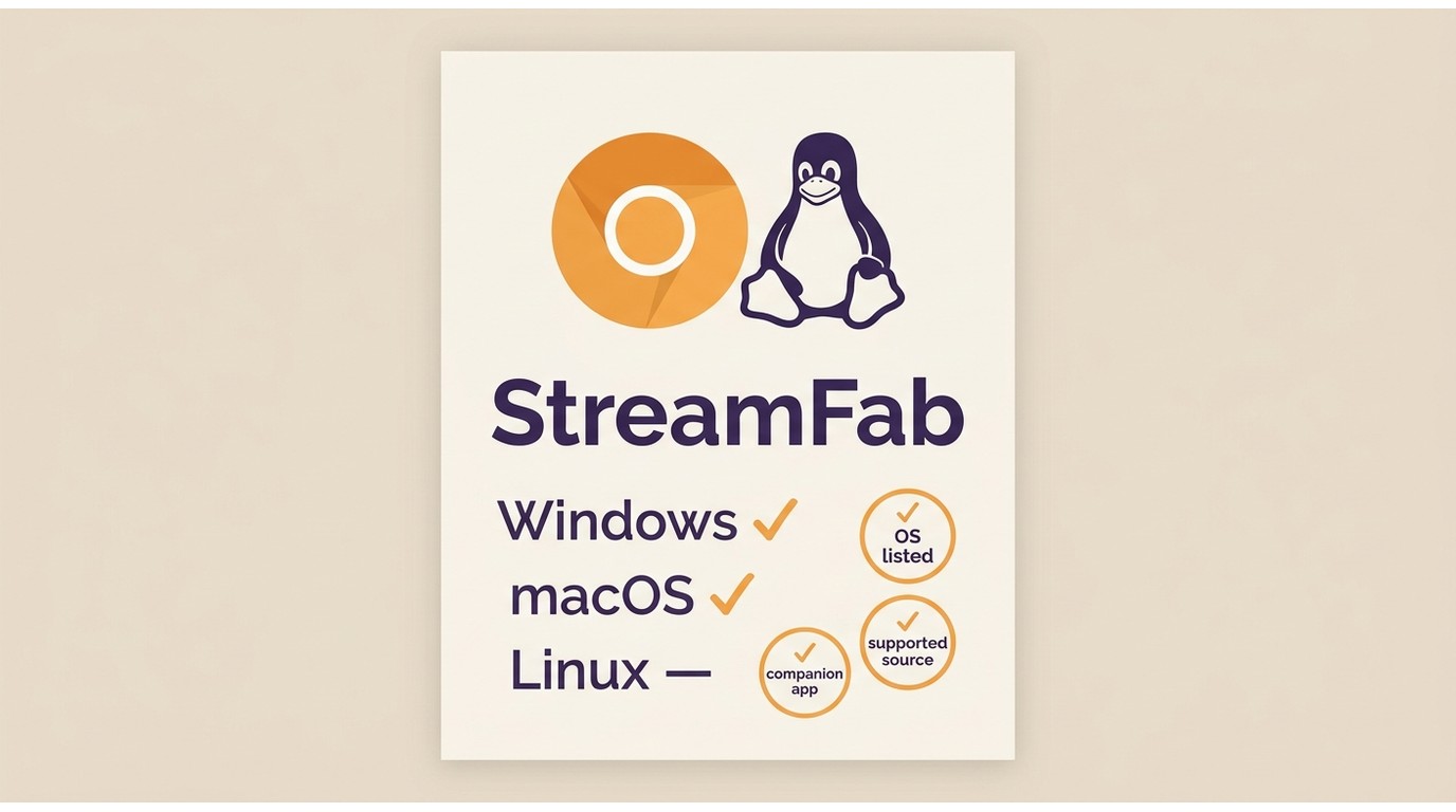 Chromium on Linux compared with StreamFab's listed operating systems