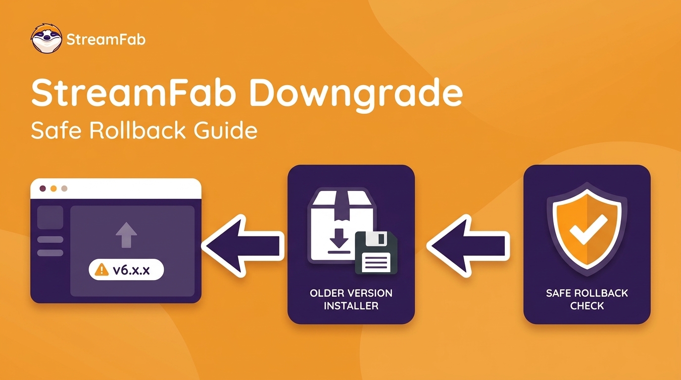 How to Downgrade StreamFab: Older Installers, Checks, Safe Rollbacks