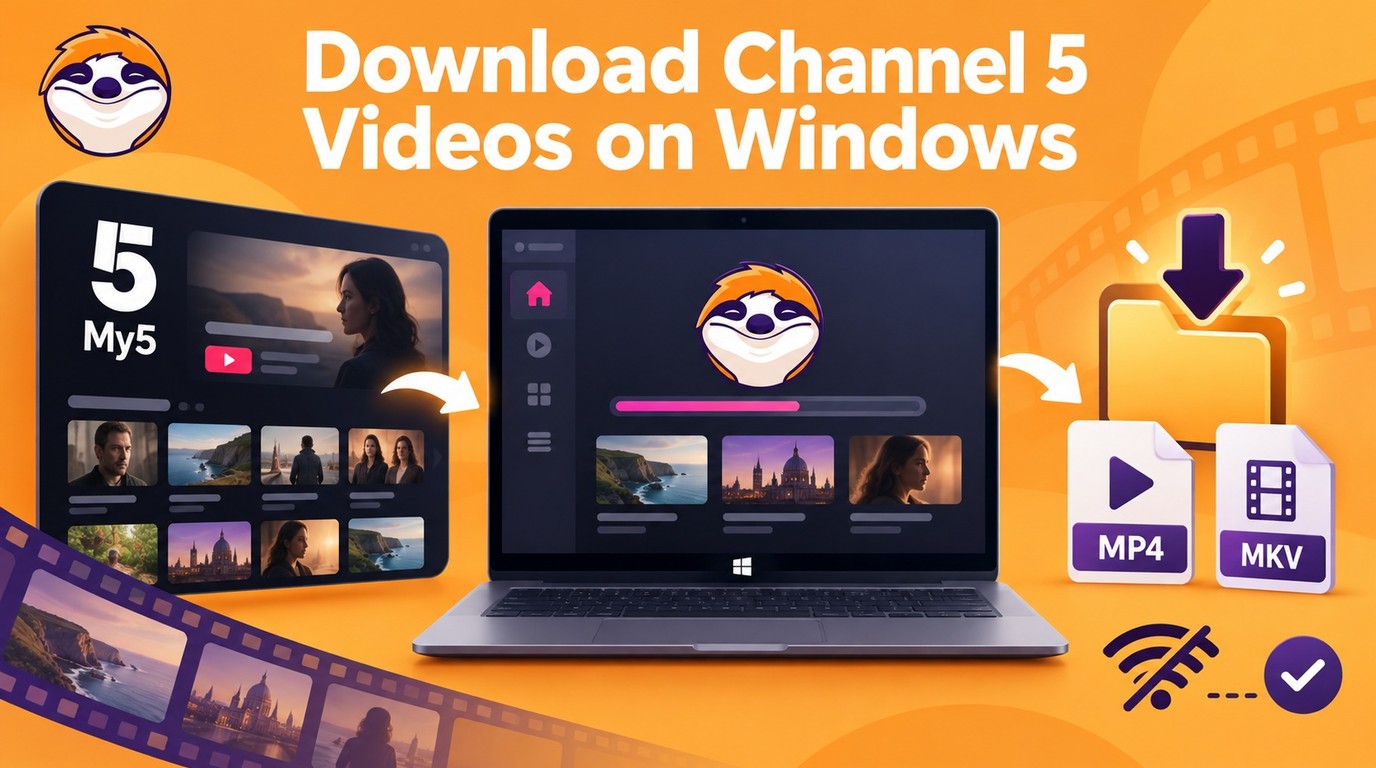 Download Channel 5/My5 Videos on Windows, Not Mac [2026]