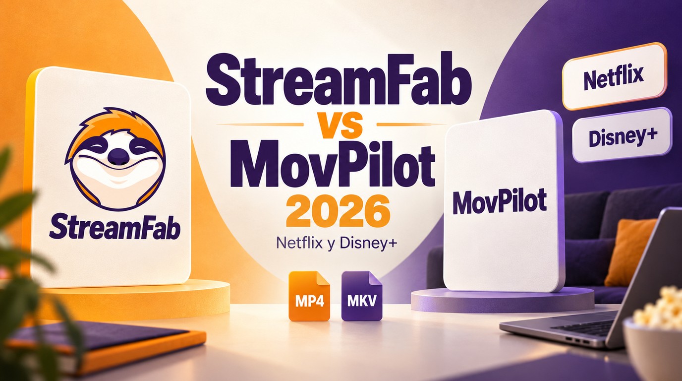 StreamFab vs MovPilot en 2026: plataformas y formatos