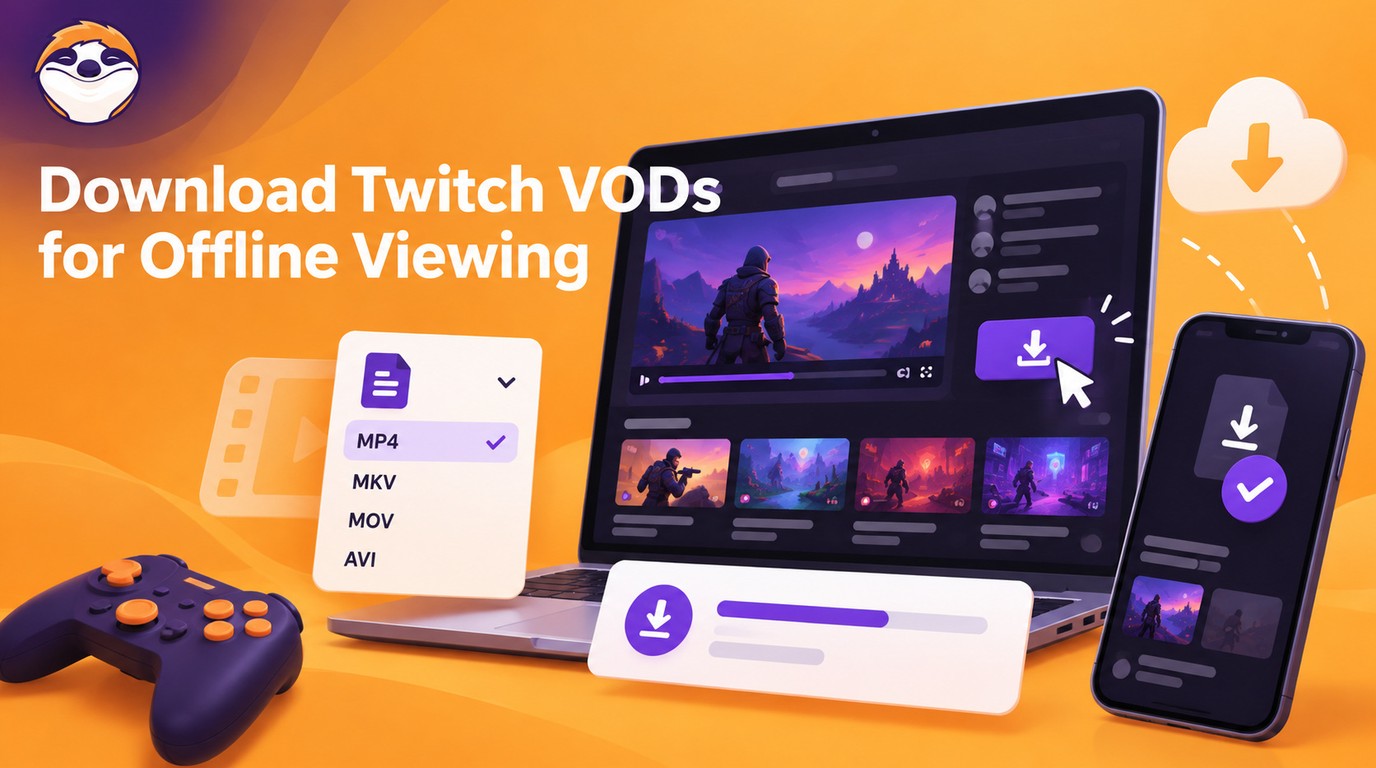 How to Download Twitch Videos & VODs for Offline Viewing [2026]