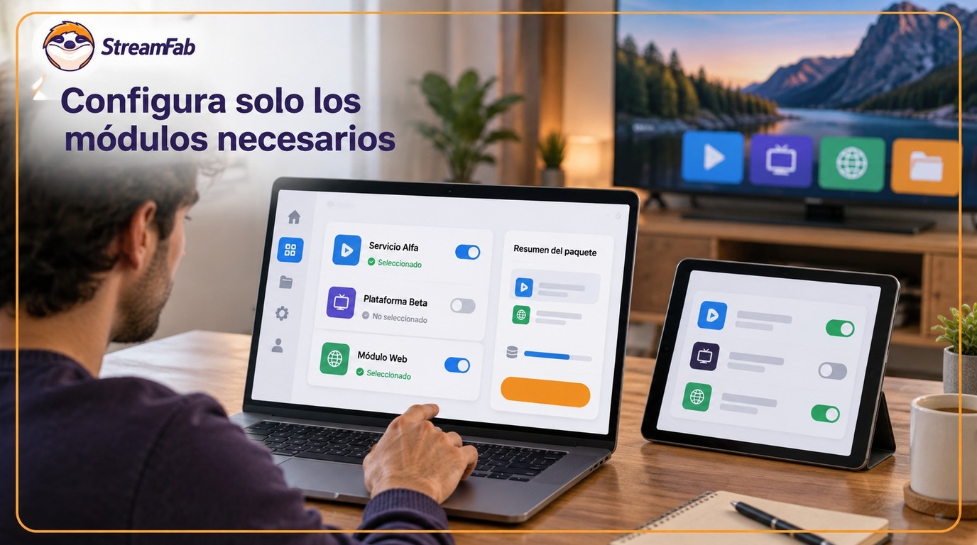 StreamFab MyCombo: configure los módulos que realmente utiliza