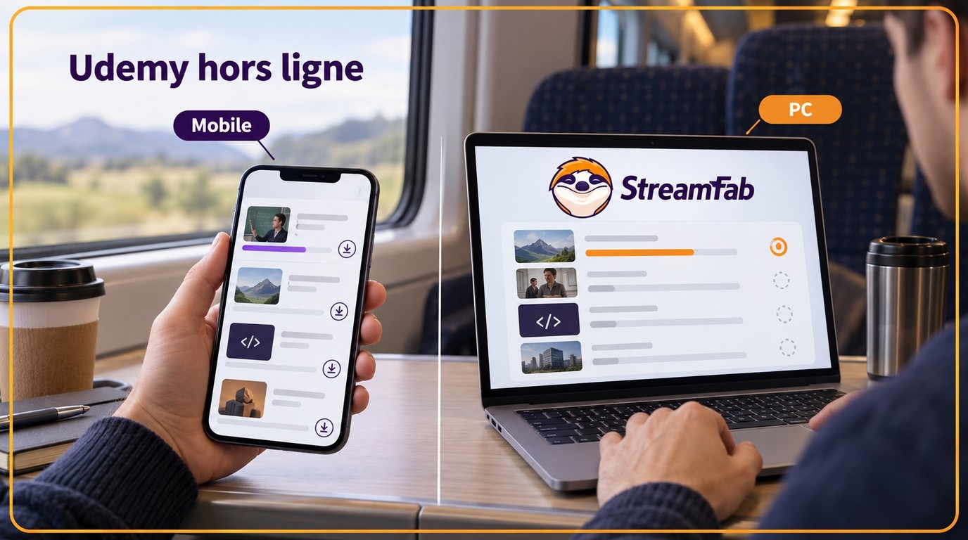 Télécharger une vidéo Udemy sur mobile et PC : méthodes et limites