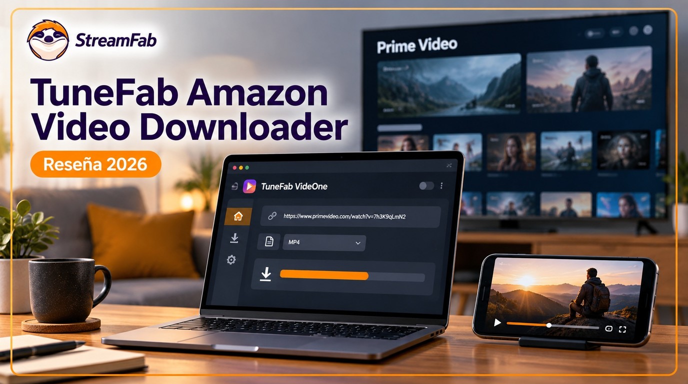 TuneFab VideOne Amazon Downloader: Amazon Prime Video en MP4 (reseña 2026)