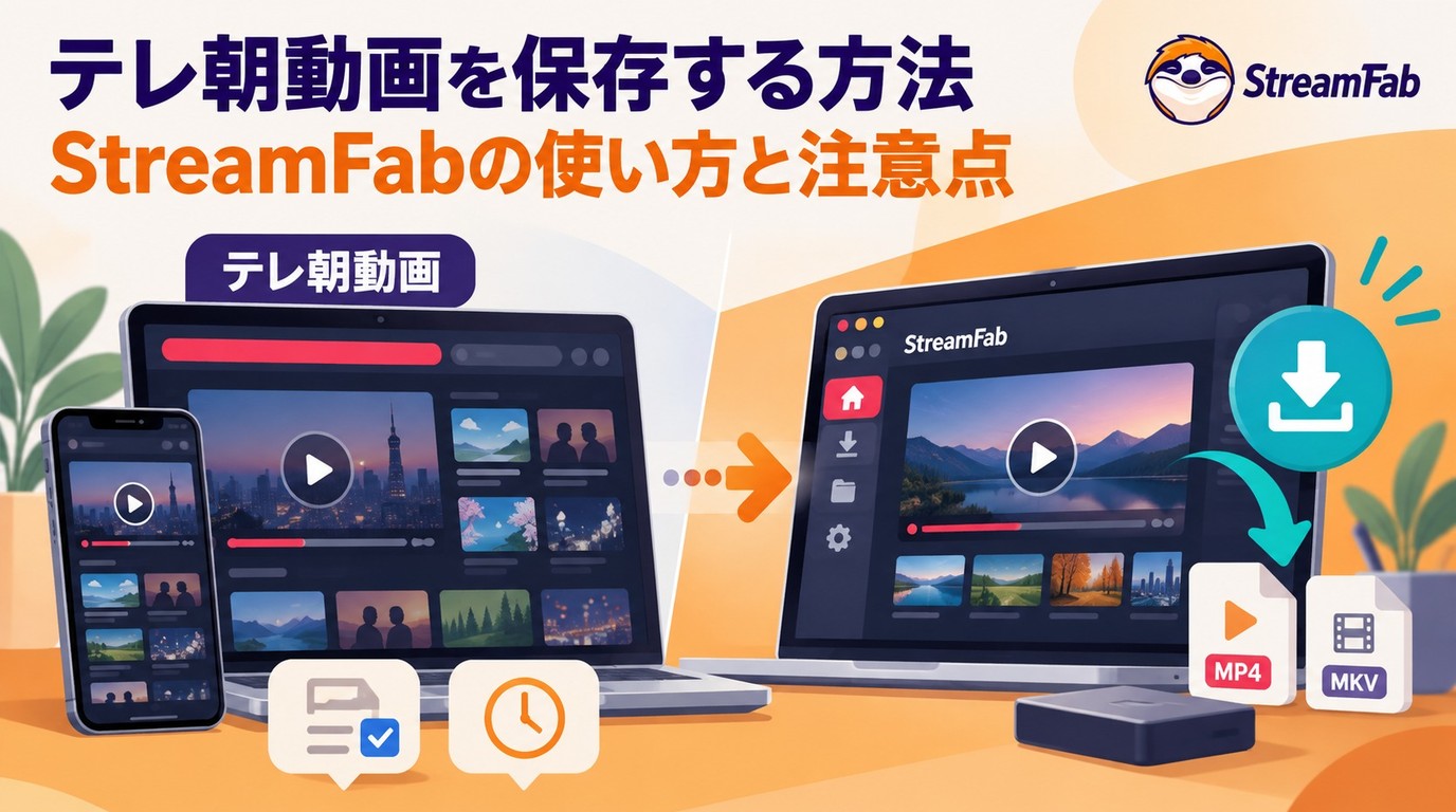 テレ朝動画のダウンロードと公式視聴の違い:PC・スマホで保存前に確認したい点