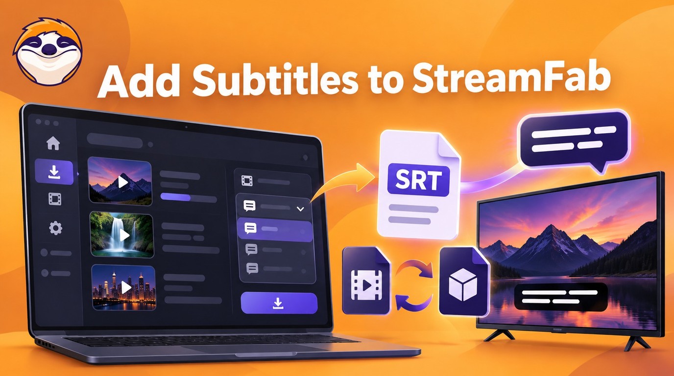 How to Add Subtitles to StreamFab: Choose SRT, Remux, or Original Format