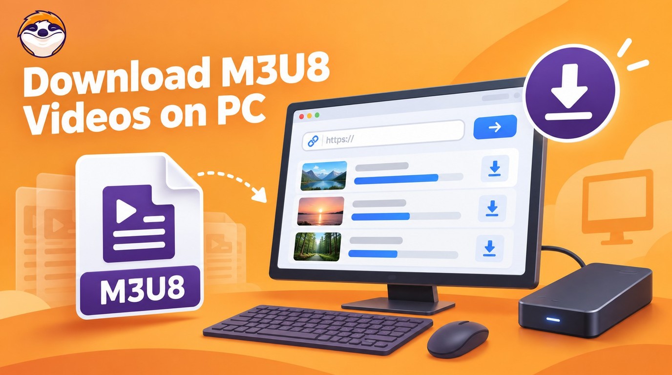 How to Download M3U8 Videos on PC: 4 Ways in 2026