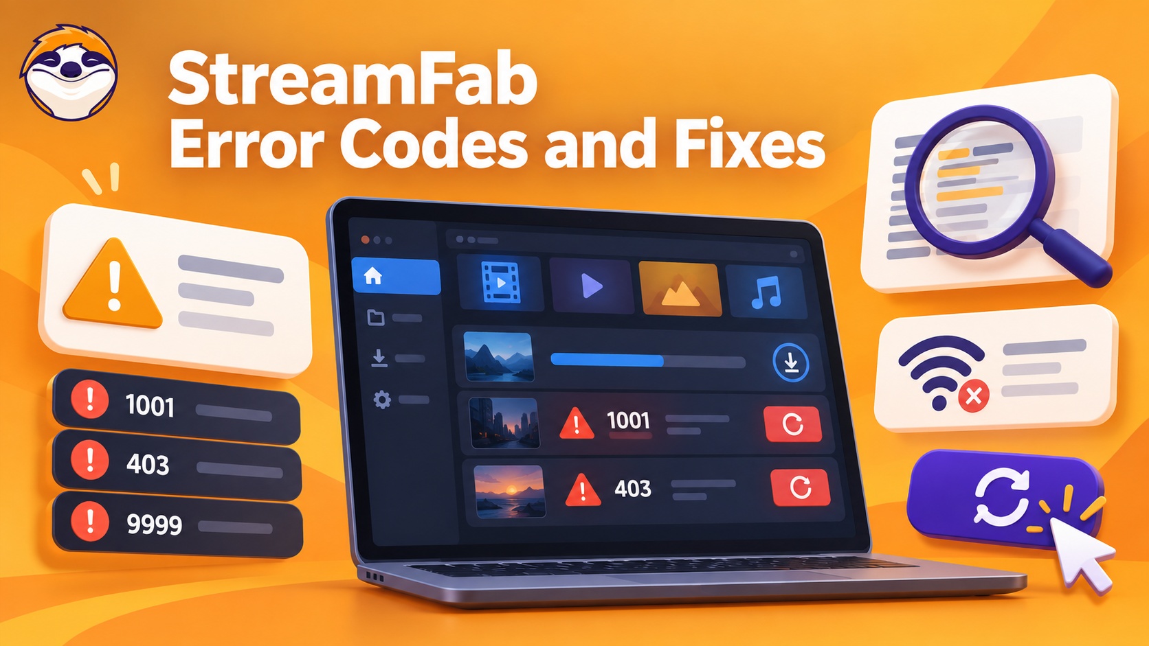 StreamFab Error Codes: Meanings, Fixes & Download Troubleshooting (2026)