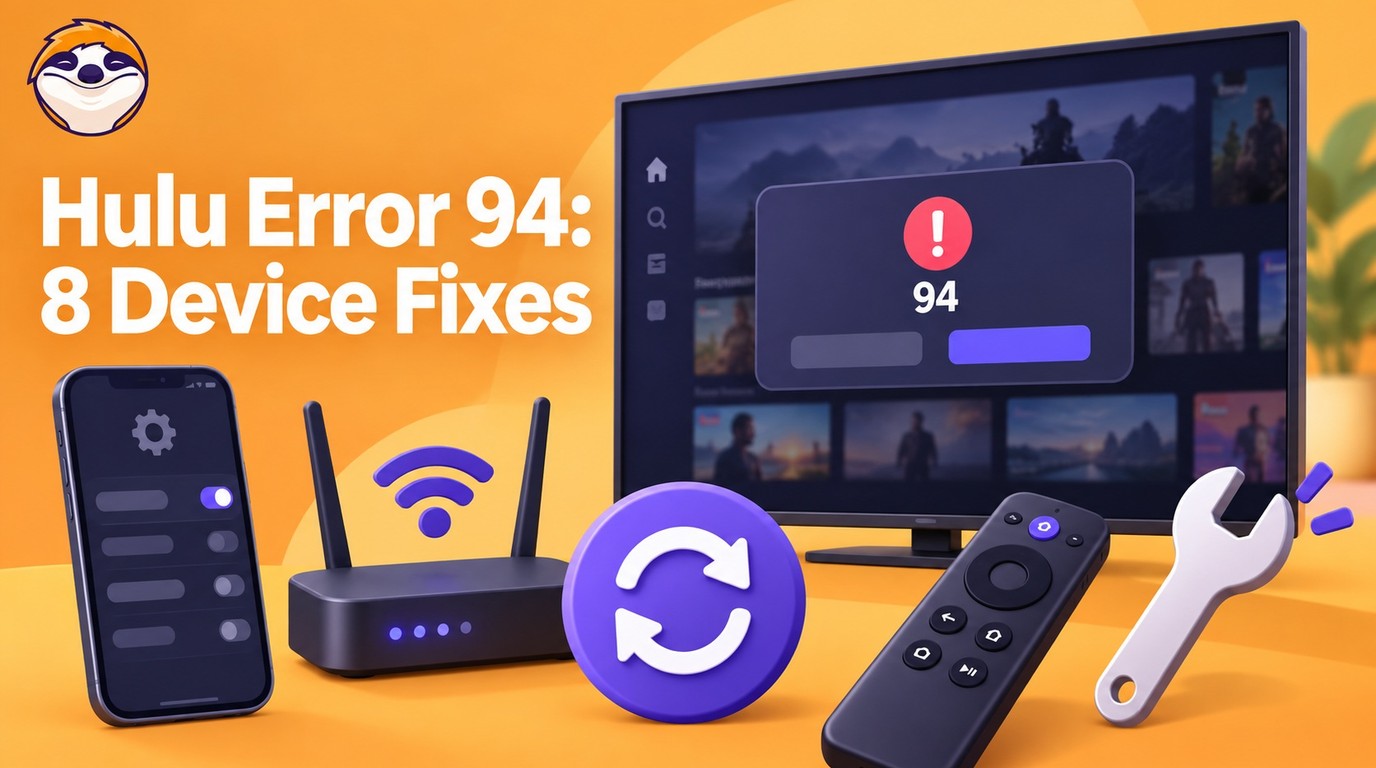 Hulu Error 94: What It Means and 8 Fixes by Device