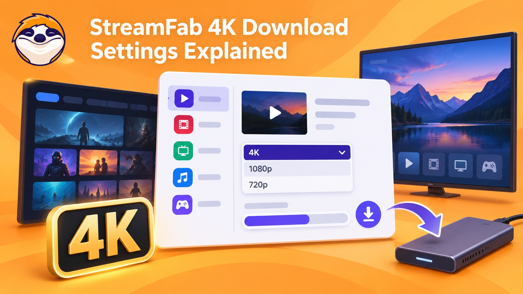 StreamFab 4K Download: Supported Services, Settings, and 1080p Fixes