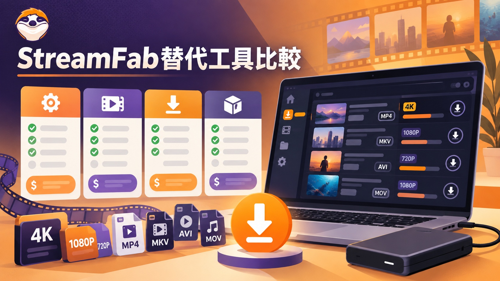 StreamFab替代方案：4款工具的功能與方案比較