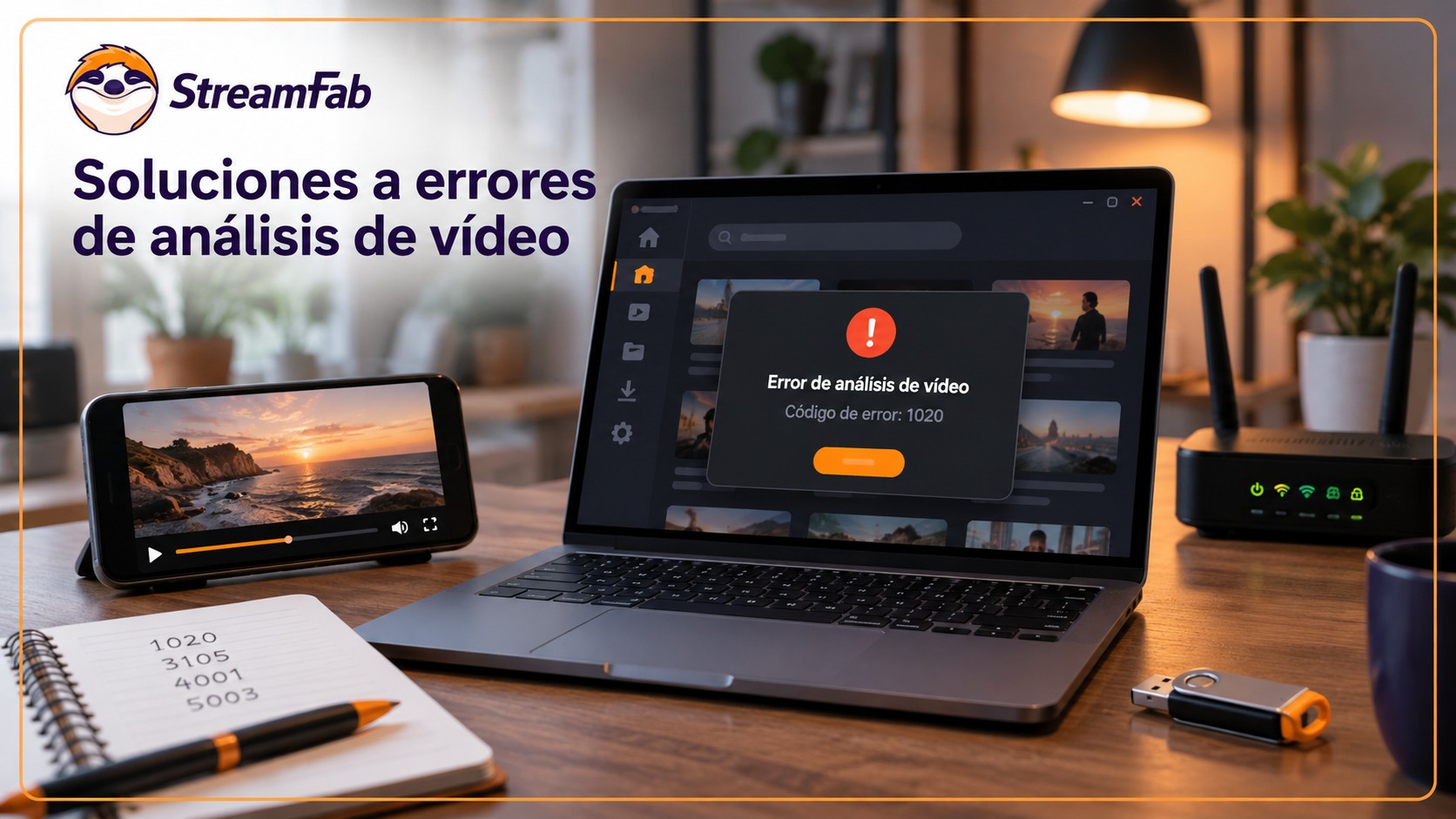StreamFab no analiza el vídeo: códigos de error y soluciones en 2026