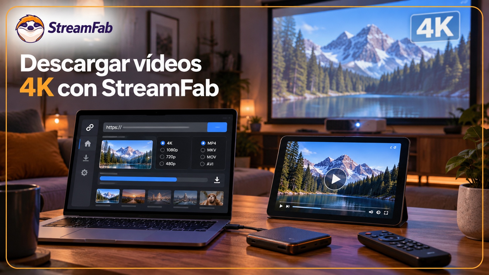 Descargar vídeos 4K con StreamFab en 2026: límites y seis pasos