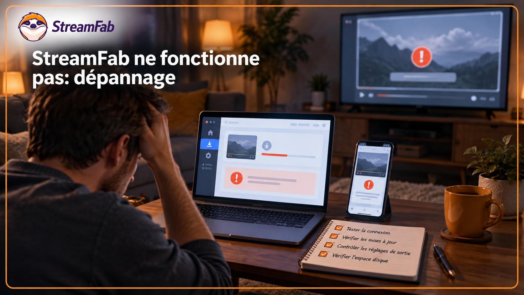 StreamFab ne fonctionne pas ? 4 catégories de dépannage
