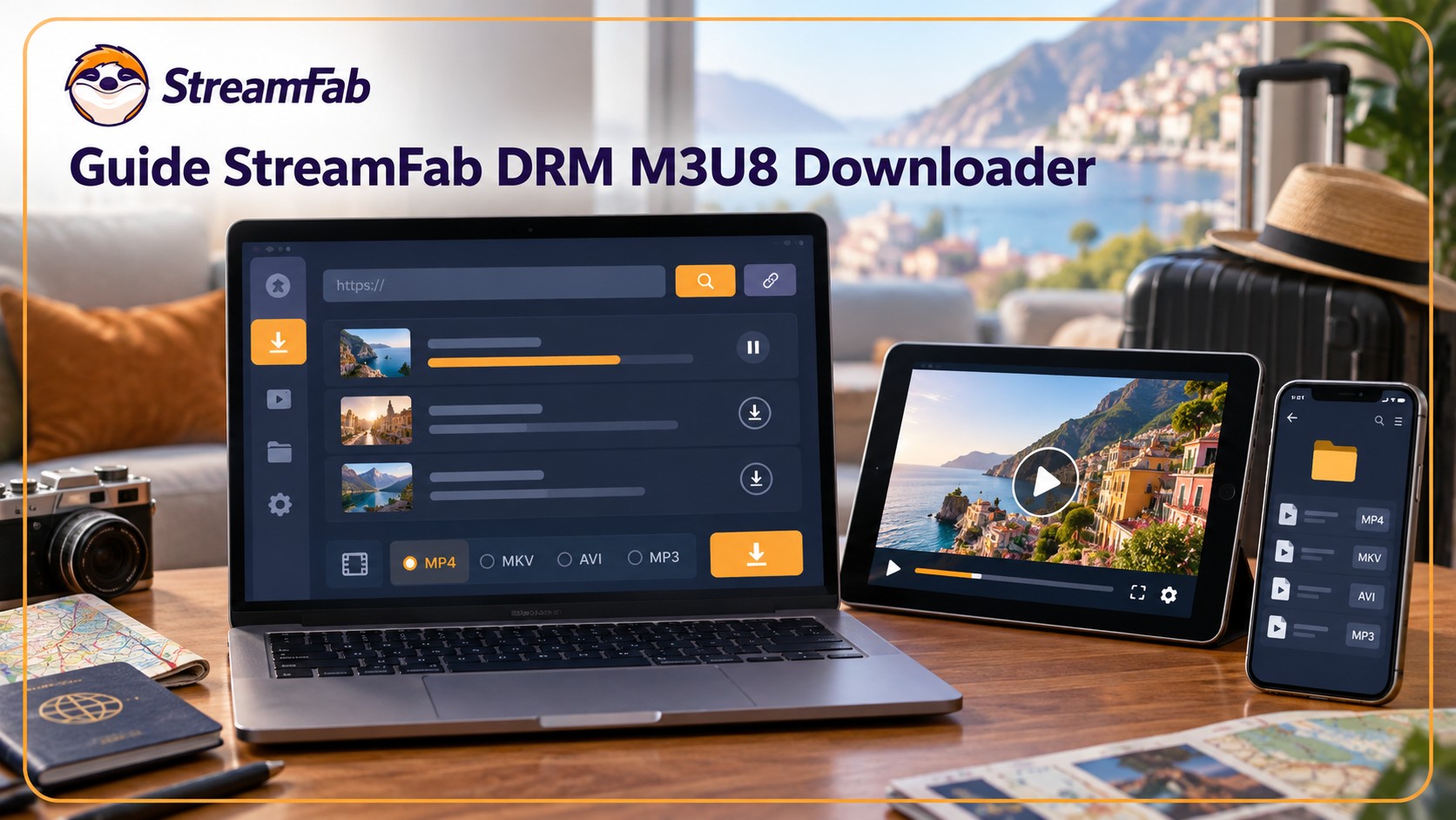StreamFab DRM M3U8 Downloader : guide complet 2026