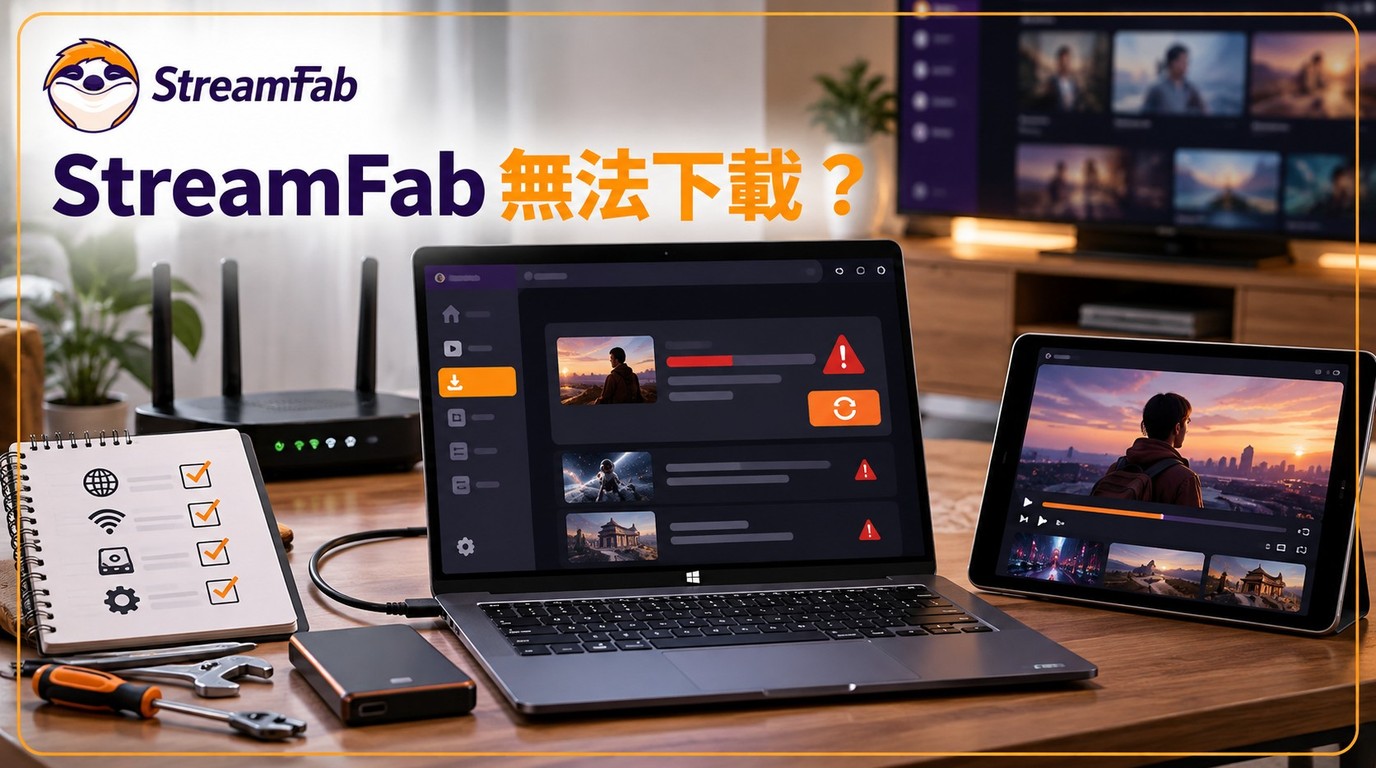 StreamFab無法下載?ABEMA失敗與常見問題排查