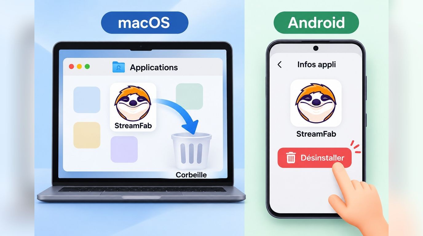 StreamFab déplacé du dossier Applications vers la Corbeille sur macOS