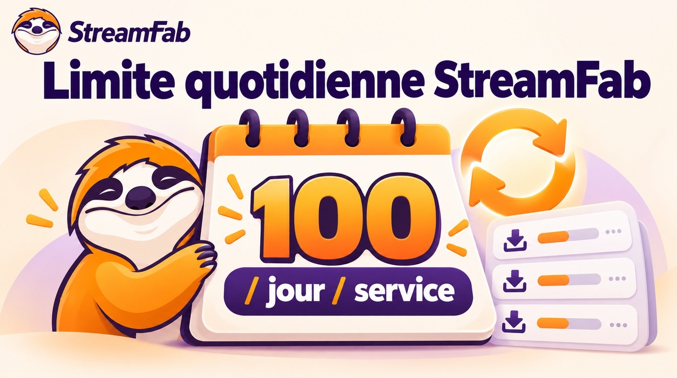 StreamFab daily limit : limite quotidienne et réinitialisation
