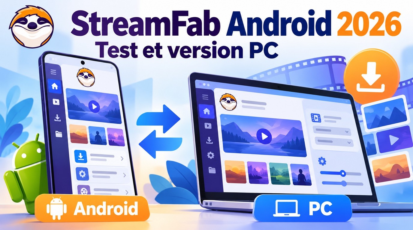 Test StreamFab Android : fonctionnalités et choix de version