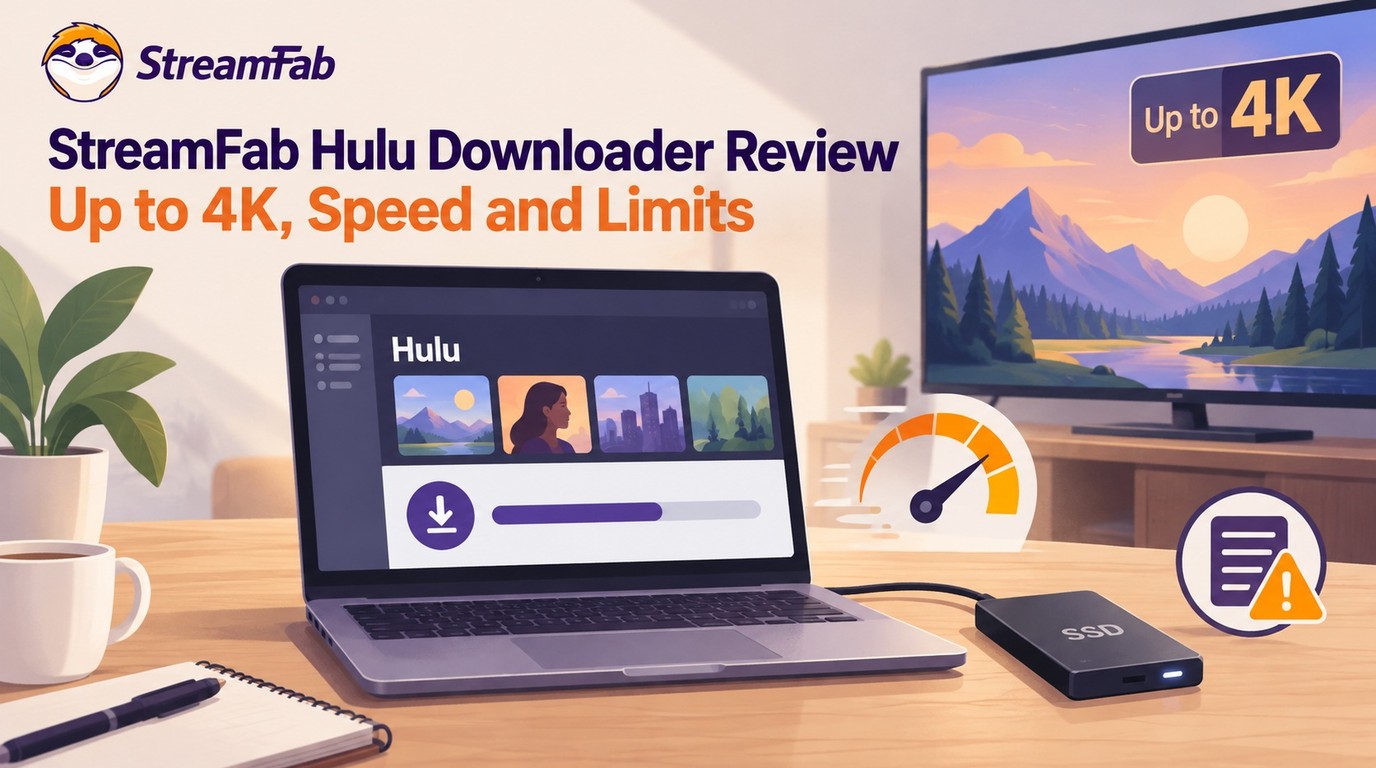 StreamFab Hulu Downloader Review 2026: 4K, Speed, and Limits.