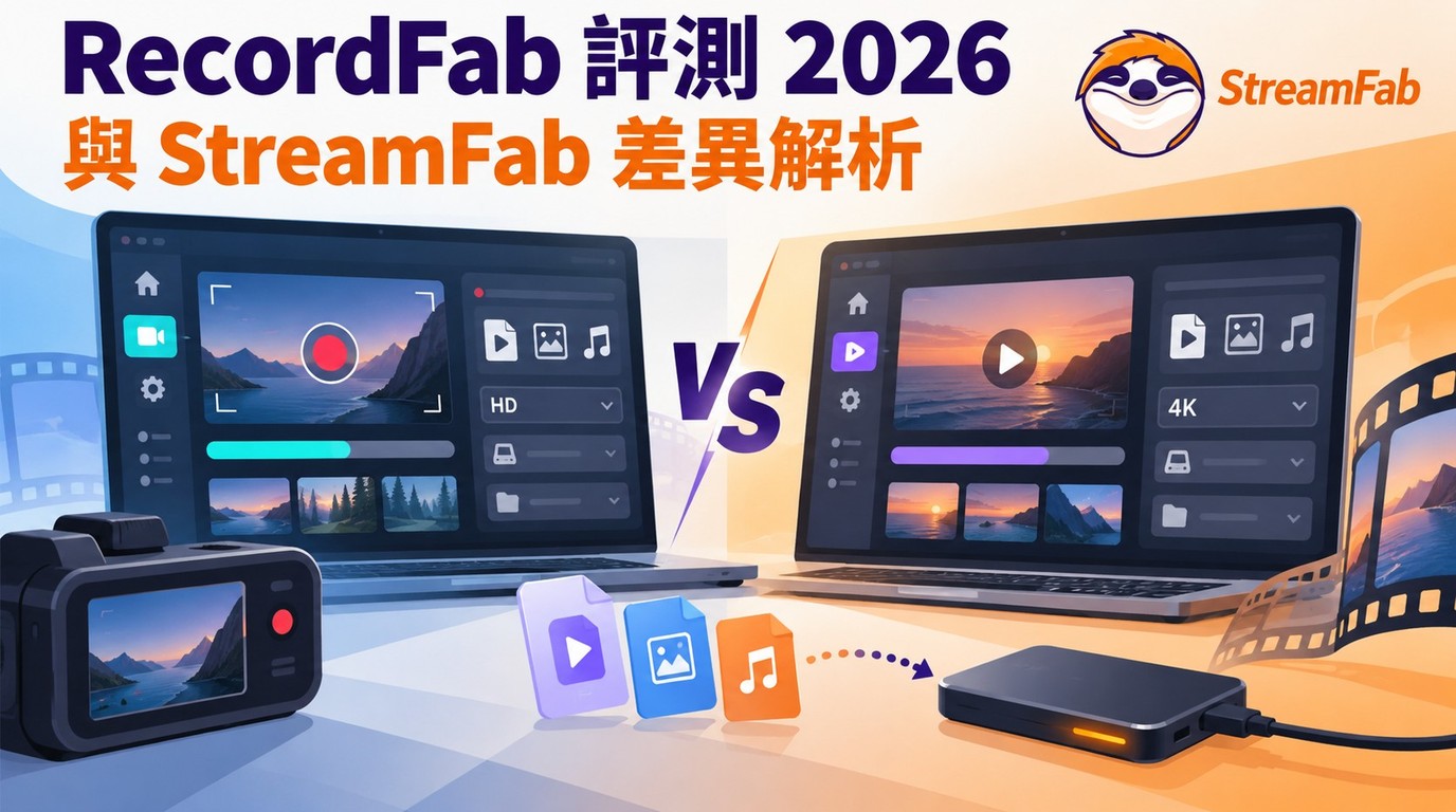 RecordFab評測:串流錄製功能與StreamFab差異