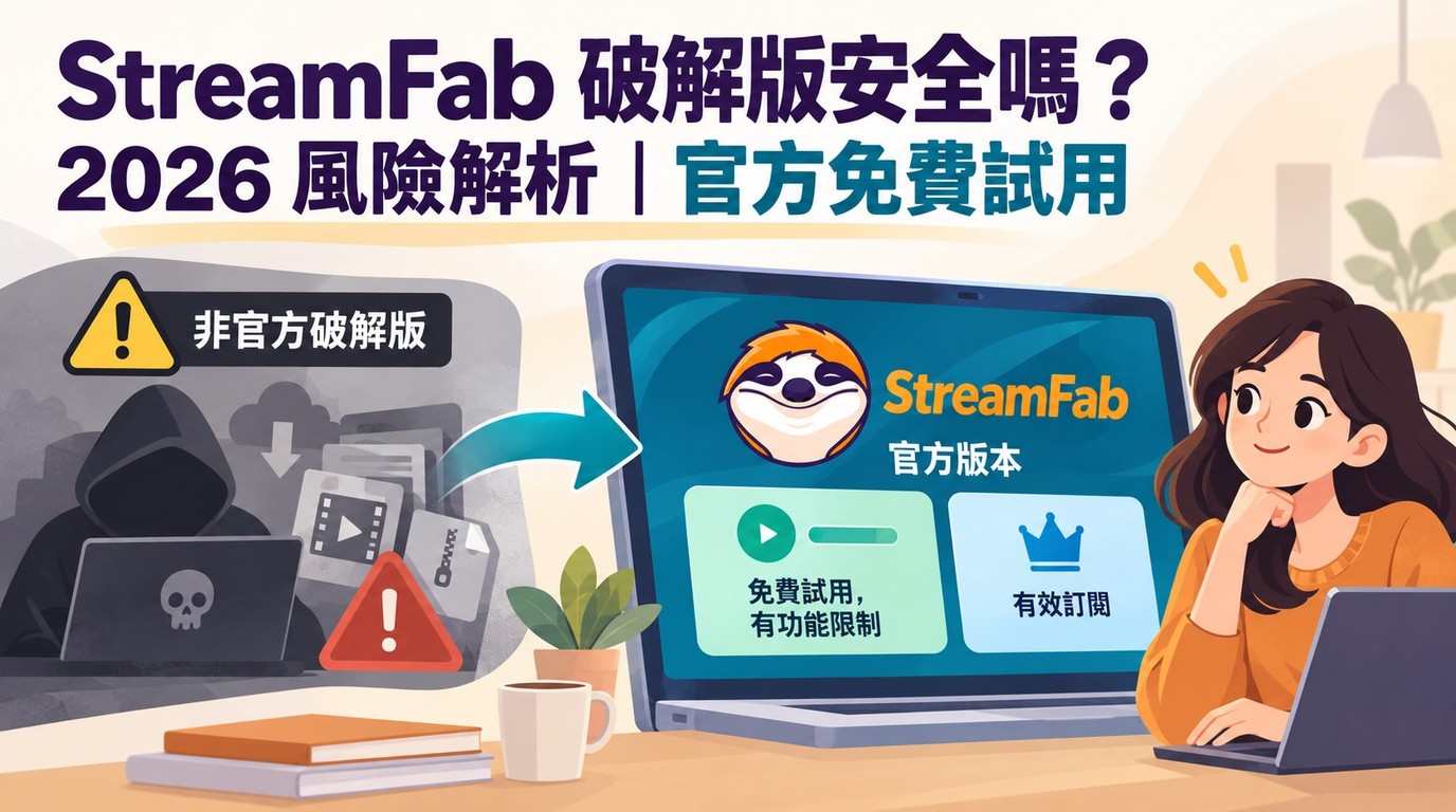 StreamFab All-In-One 破解相關疑問：官方試用與授權說明