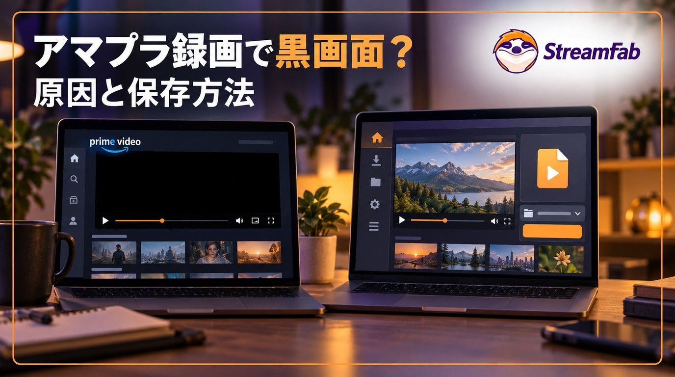 アマプラの画面録画はできる？黒画面の理由と保存する方法