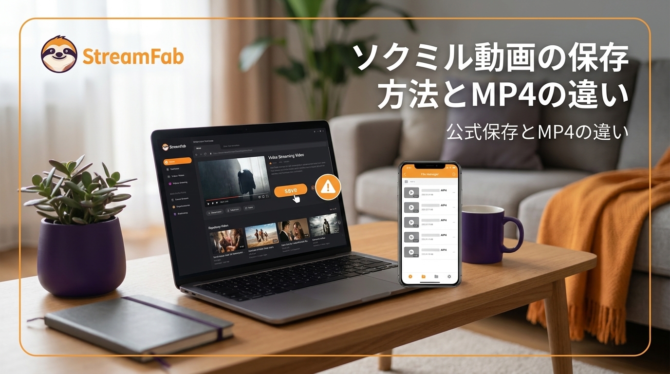 ソクミルの動画をダウンロードする方法：公式保存とMP4の違い