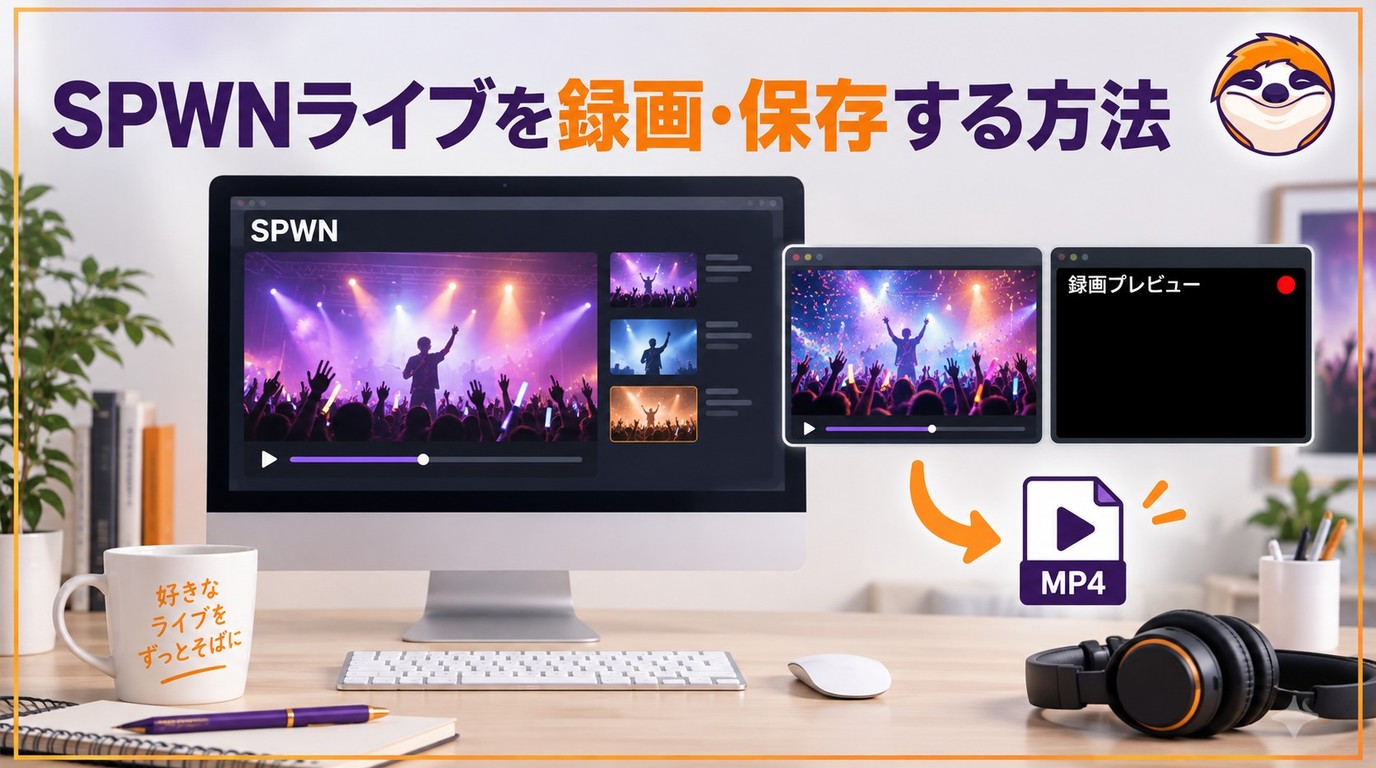 SPWNのダウンロードと画面録画はできる?アーカイブ保存の方法と注意点