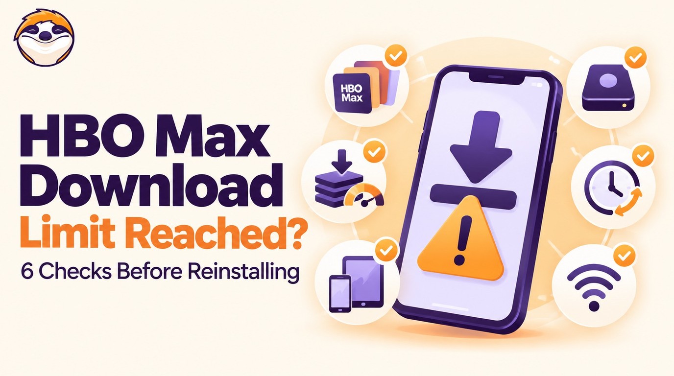HBO Max Download Limit: 6 Checks Before You Reinstall