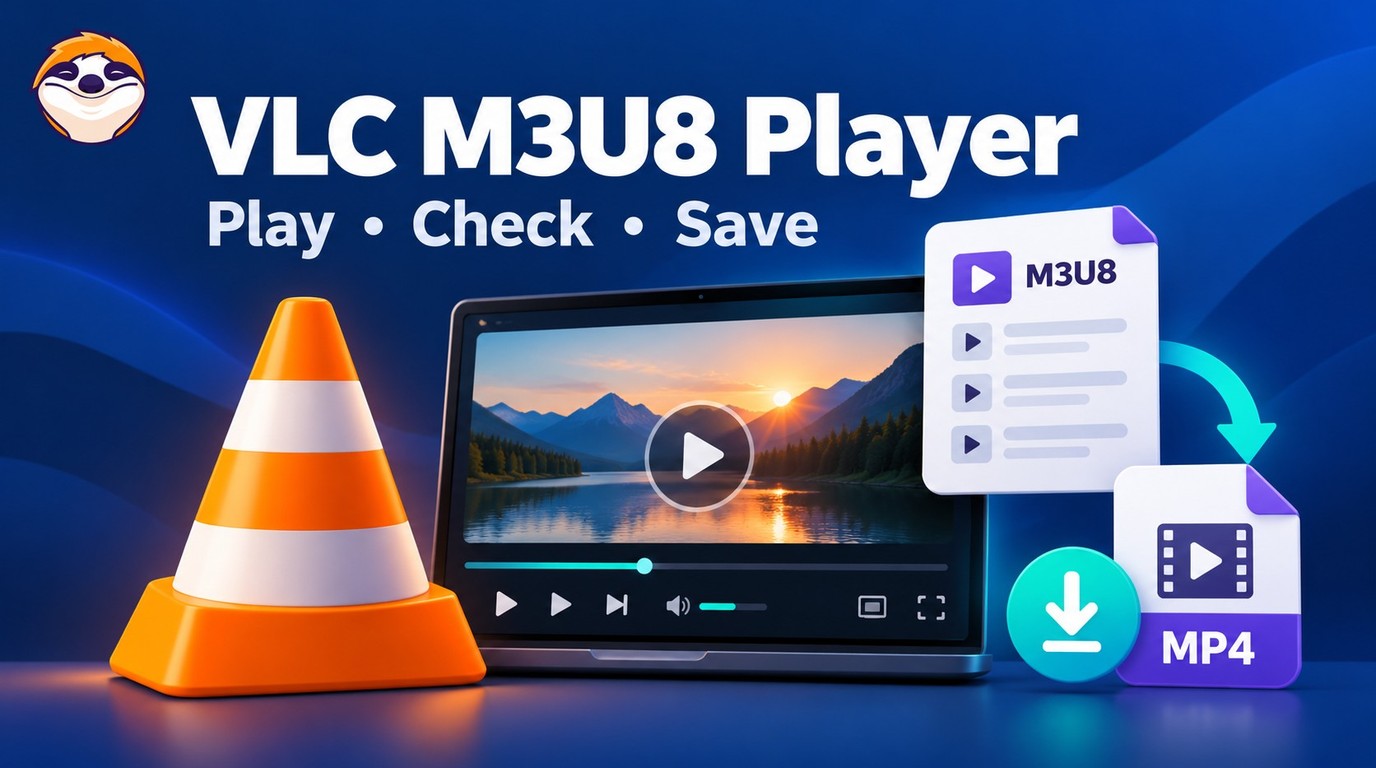 VLC M3U8 Player: Play Streams and Save MP4 Files