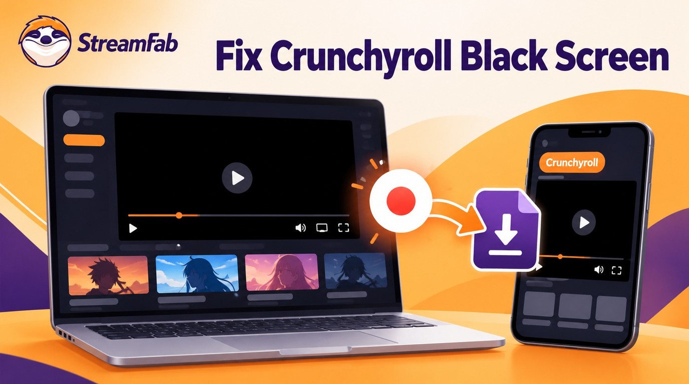 Screen Record on Crunchyroll: PC, Mobile, and Black Screens